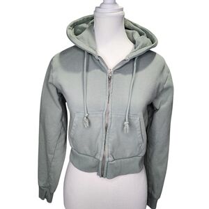 Pacsun - John Galt Mint Green Zip Up Hoodie